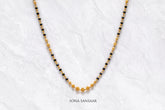 Midnight Crystal Mangalsutra | Sona Sansaar